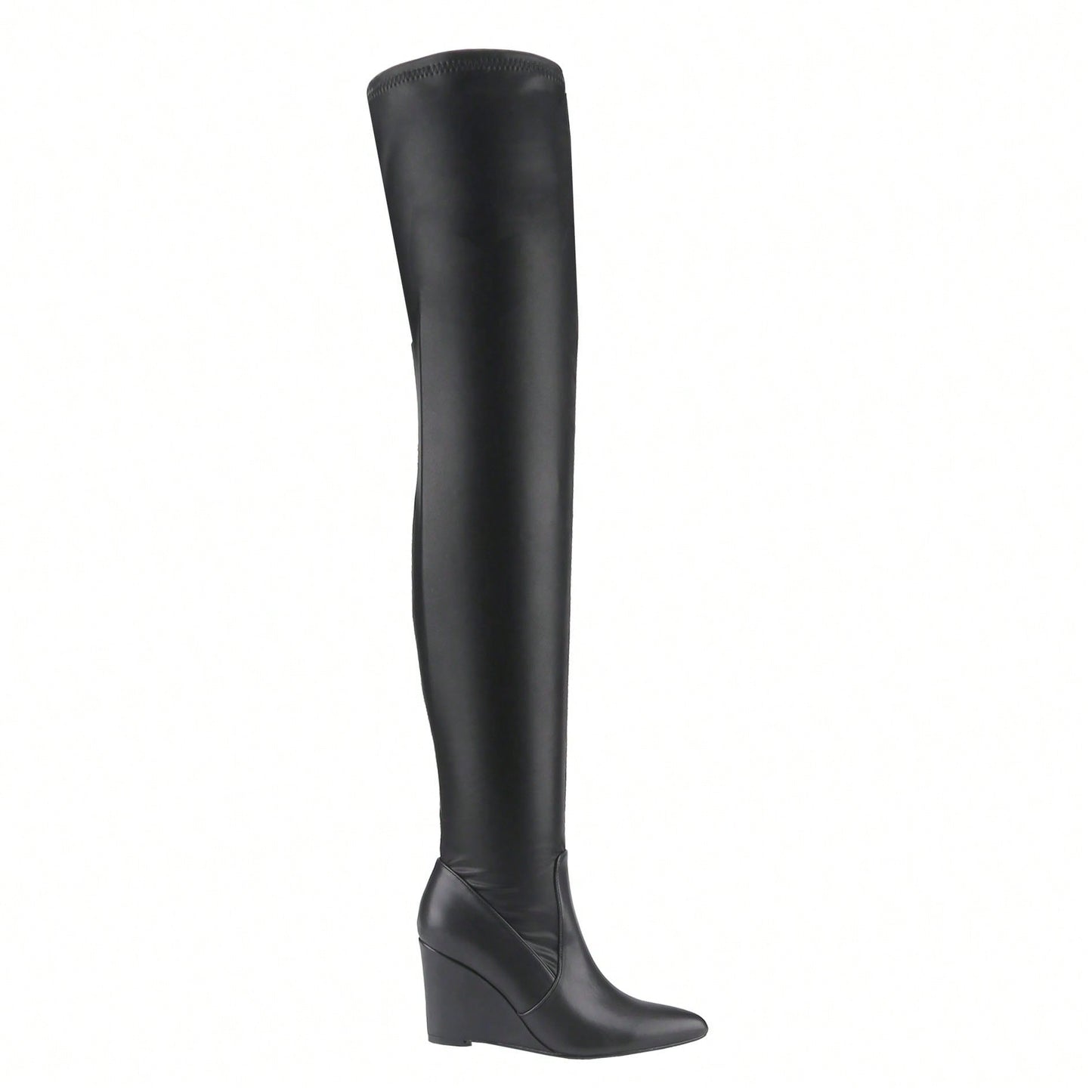 Women's Wedge Heel Boot Over The Knee