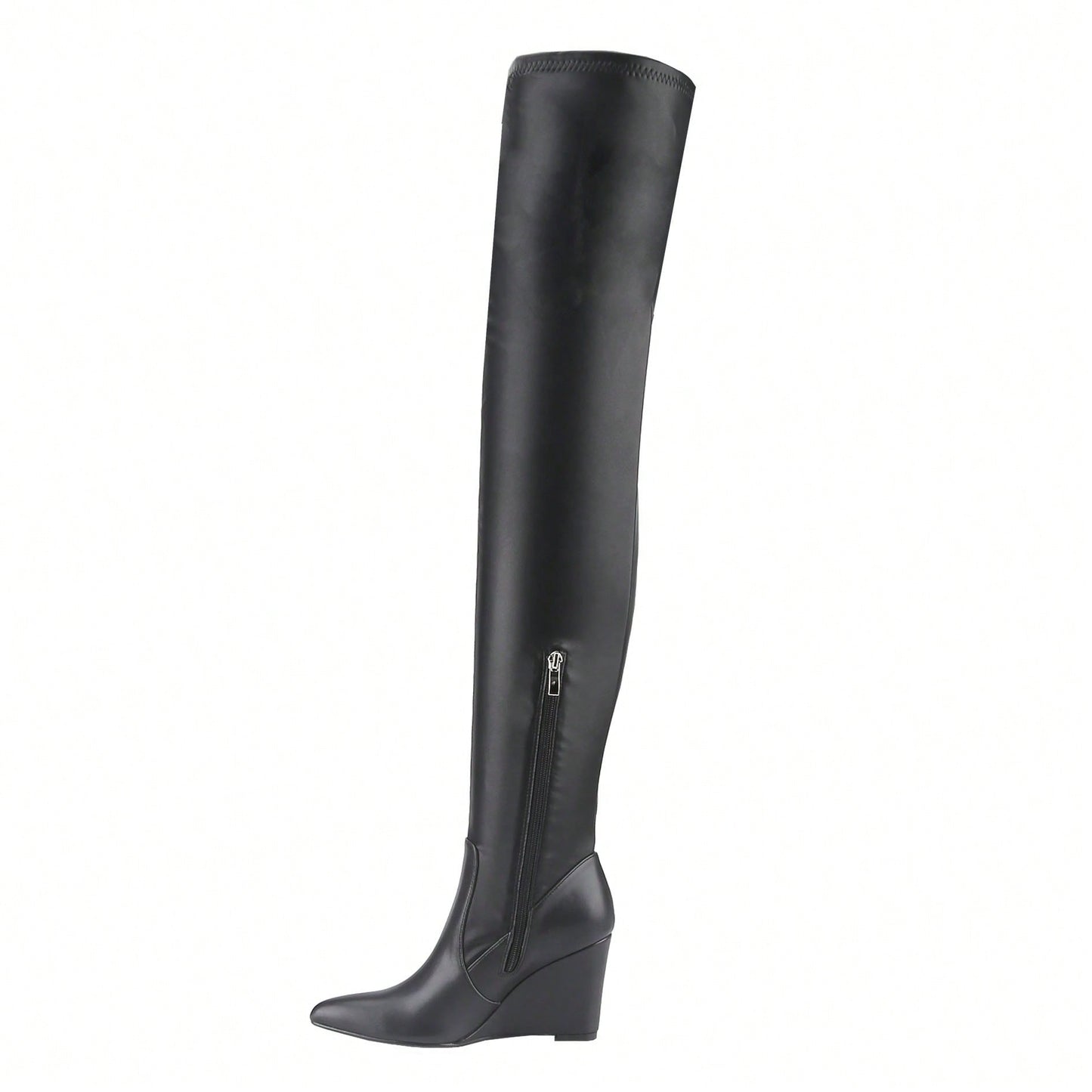Women's Wedge Heel Boot Over The Knee