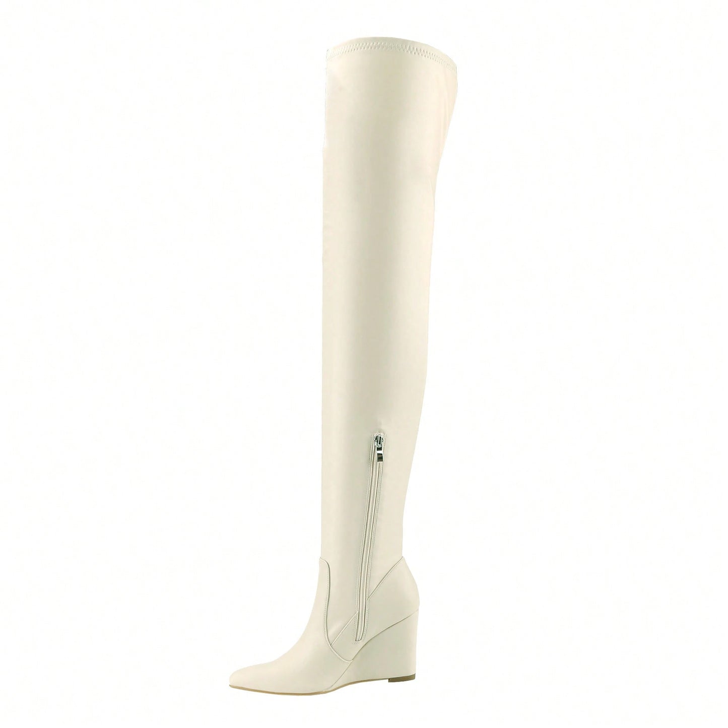 Women's Wedge Heel Boot Over The Knee