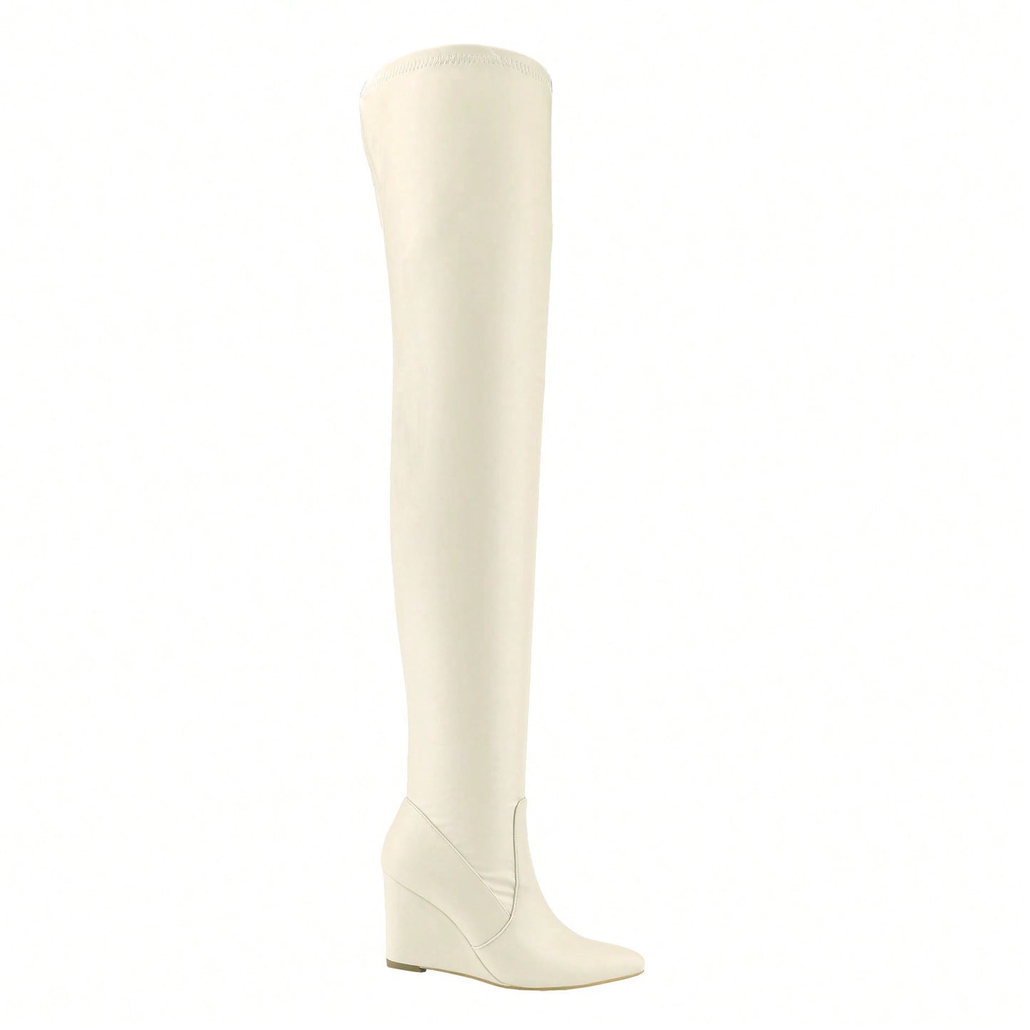 Women's Wedge Heel Boot Over The Knee