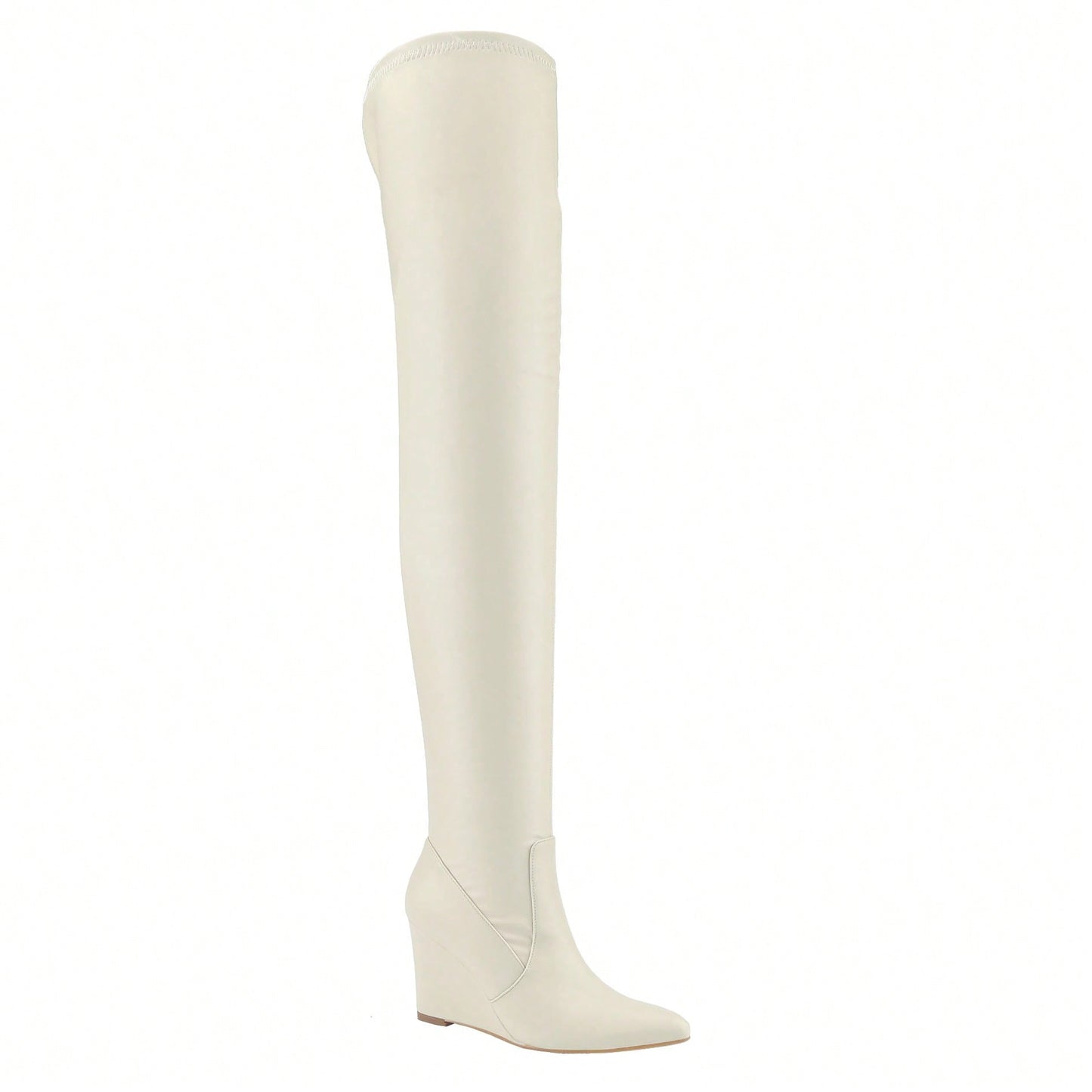 Women's Wedge Heel Boot Over The Knee