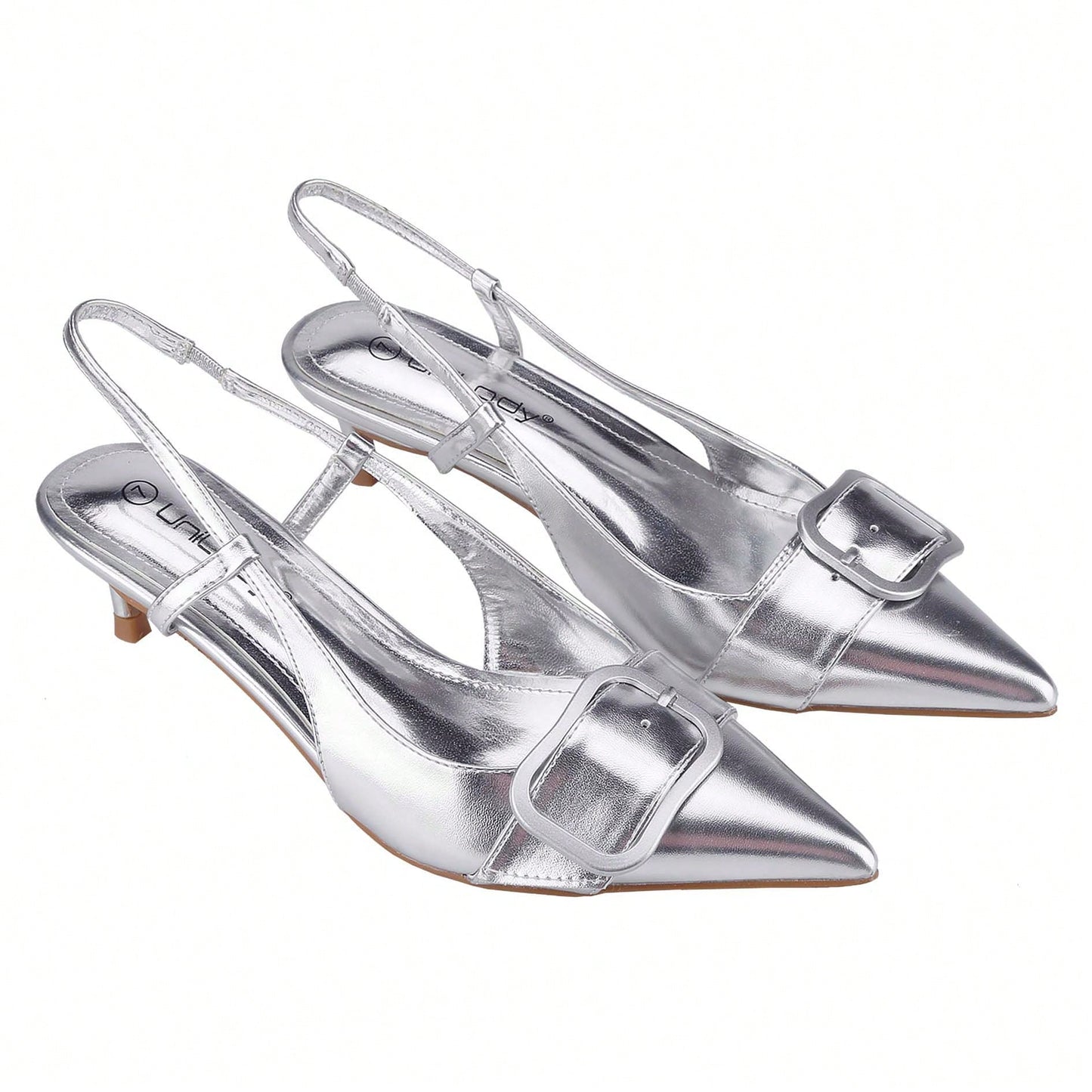 Womens Slingback Pumps Bow Tie Closed Pointed Toe Kitten Heels Mules Slip On Wedding Dress Pumps Shoes