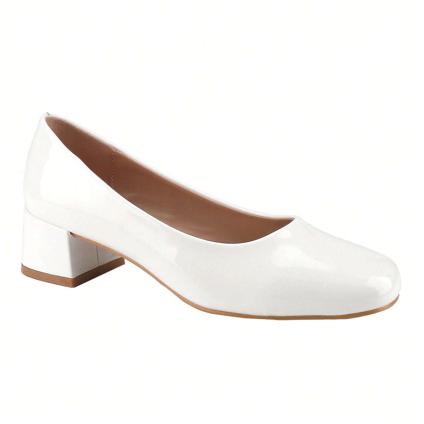 Women's Heels Chunky Block Heels Square Closed Toe Low Heels Dress Shoes Comfortable Wedding Party Office Pumps Shoes