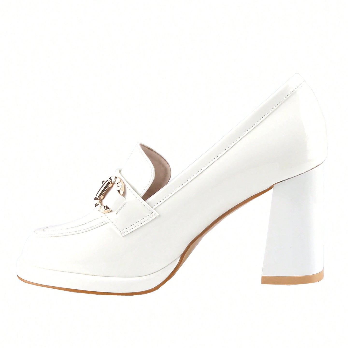 Chunky High Heels For Women Sexy Mary Jane Square Toe Heels Pumps Comfortable Ankle Strap Closed Toe Block Platform Heels Dressy Shoes