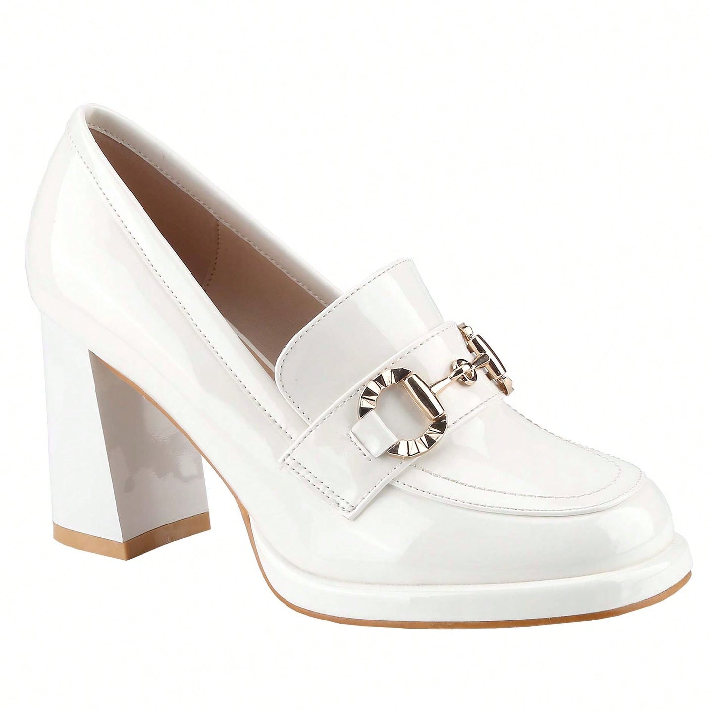 Chunky High Heels For Women Sexy Mary Jane Square Toe Heels Pumps Comfortable Ankle Strap Closed Toe Block Platform Heels Dressy Shoes