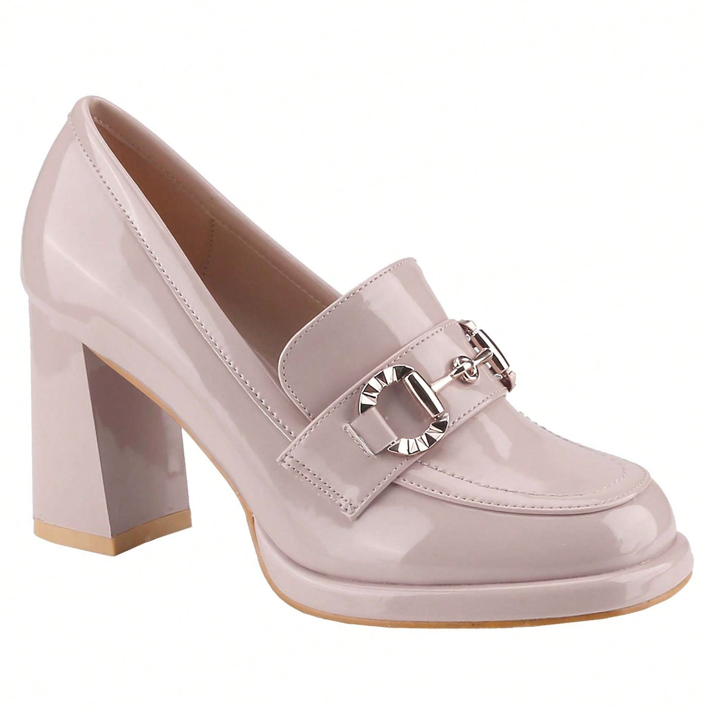 Chunky High Heels For Women Sexy Mary Jane Square Toe Heels Pumps Comfortable Ankle Strap Closed Toe Block Platform Heels Dressy Shoes
