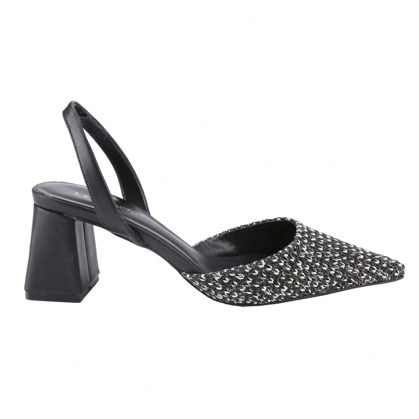 Women's Pointed Toe Pumps Ankle Strap Buckle Chunky Block Heel Dress D'Orsay Shoes
