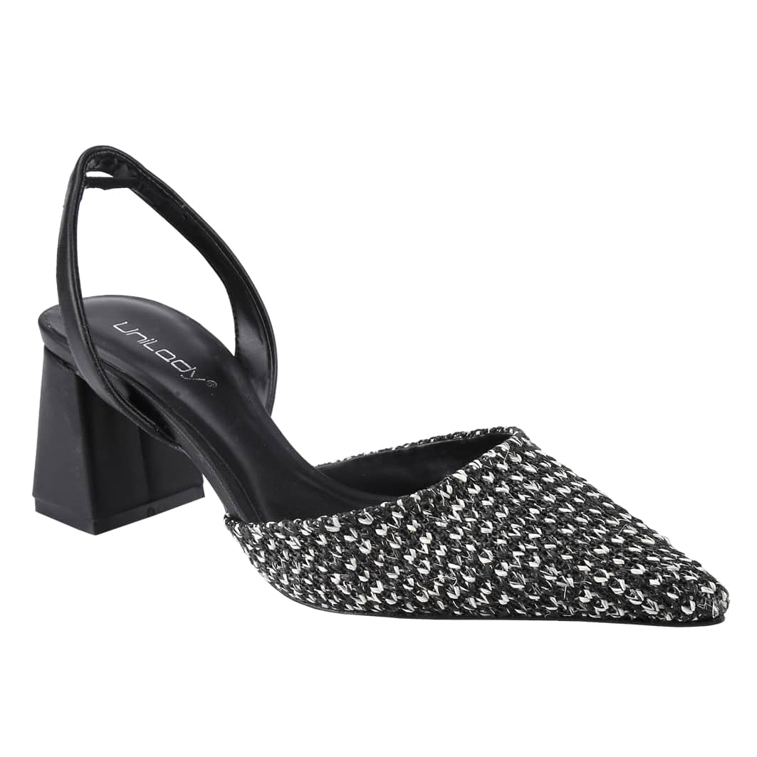 Women's Pointed Toe Pumps Ankle Strap Buckle Chunky Block Heel Dress D'Orsay Shoes