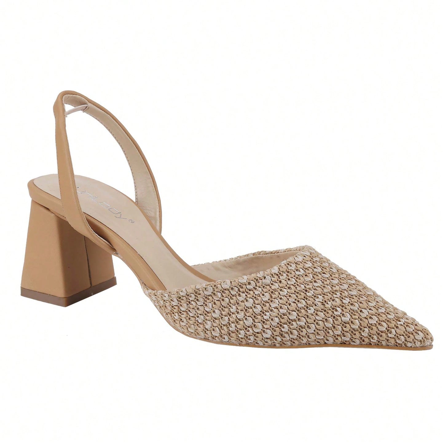 Women's Pointed Toe Pumps Ankle Strap Buckle Chunky Block Heel Dress D'Orsay Shoes