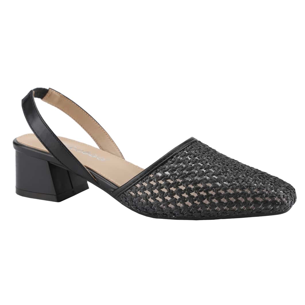 Women's Square Pointed Toe Pumps Ankle Strap Buckle Chunky Block Heel Dress Shoes