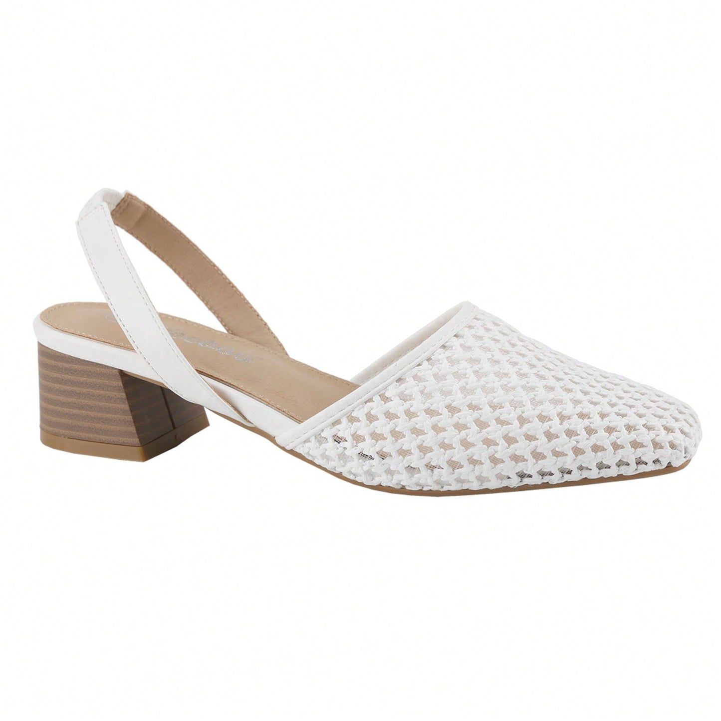 Women's Square Pointed Toe Pumps Ankle Strap Buckle Chunky Block Heel Dress Shoes