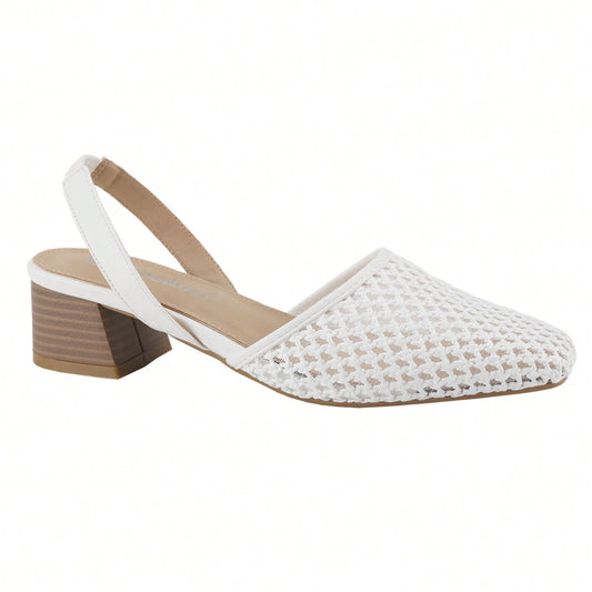 Women's Square Pointed Toe Pumps Ankle Strap Buckle Chunky Block Heel Dress Shoes