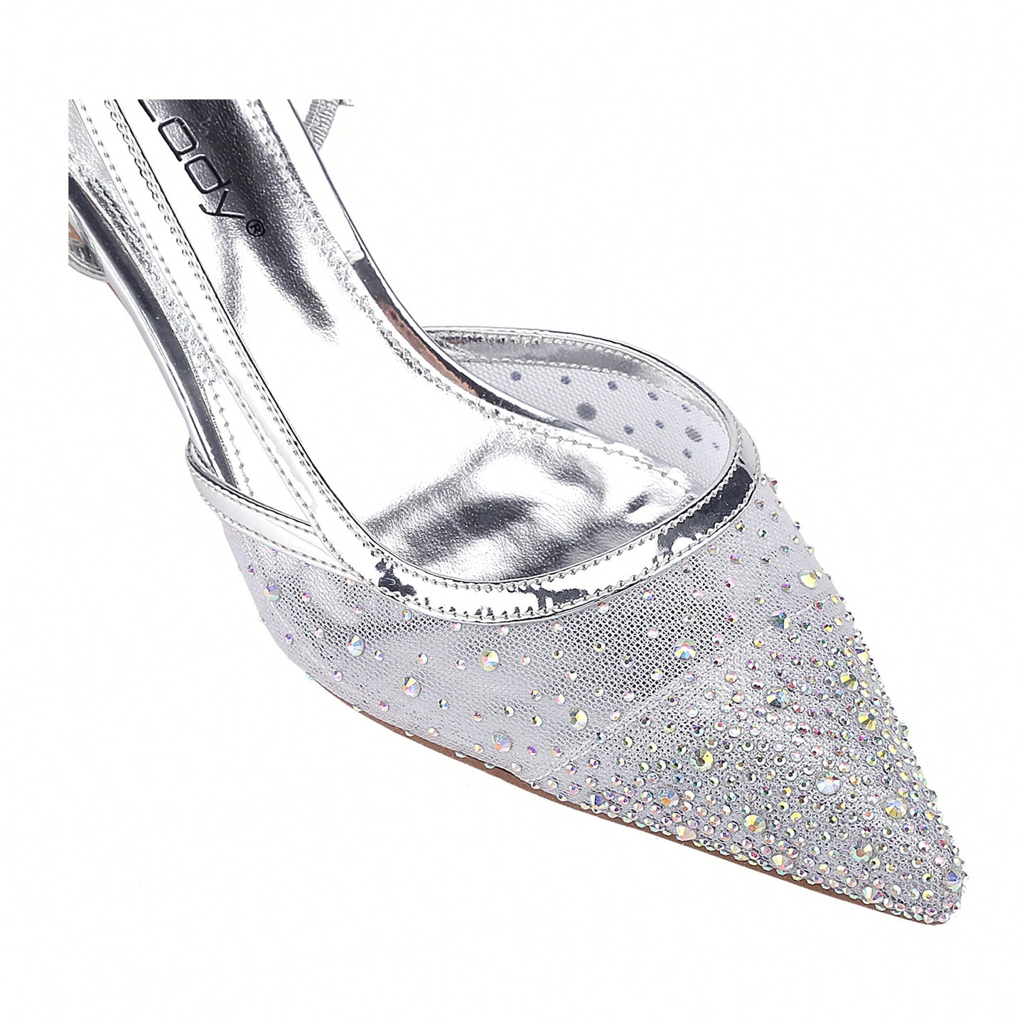Women's Slingback Ankle Strap Pointed Toe Kitten Heel Pumps Mary Jane Slip On Mid Heel Shoes