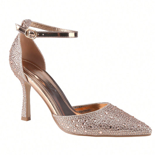 Women's Slingback Closed Toe Heels Pumps Pointed Toe Heel Shoes