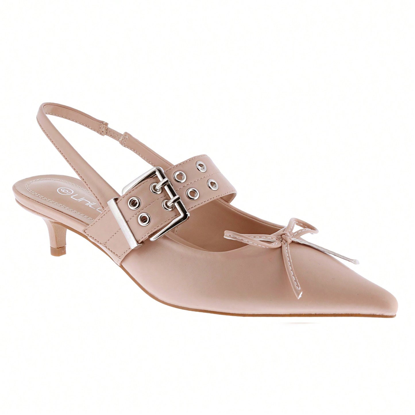 Women's Fine Heel Sandals Pointed Toe Kitten Heels For Women High Heels