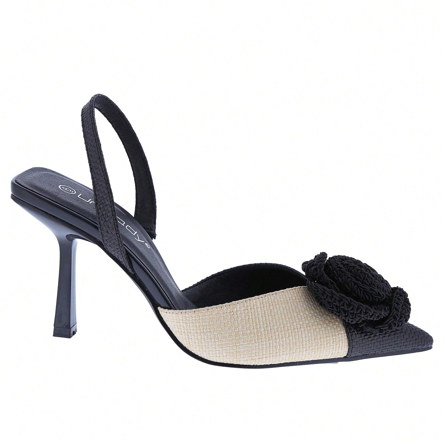 Rose Flower Heeled Sandals Stiletto High Heels Pumps Sexy Closed Pointed Toe Ankle Strap Heels