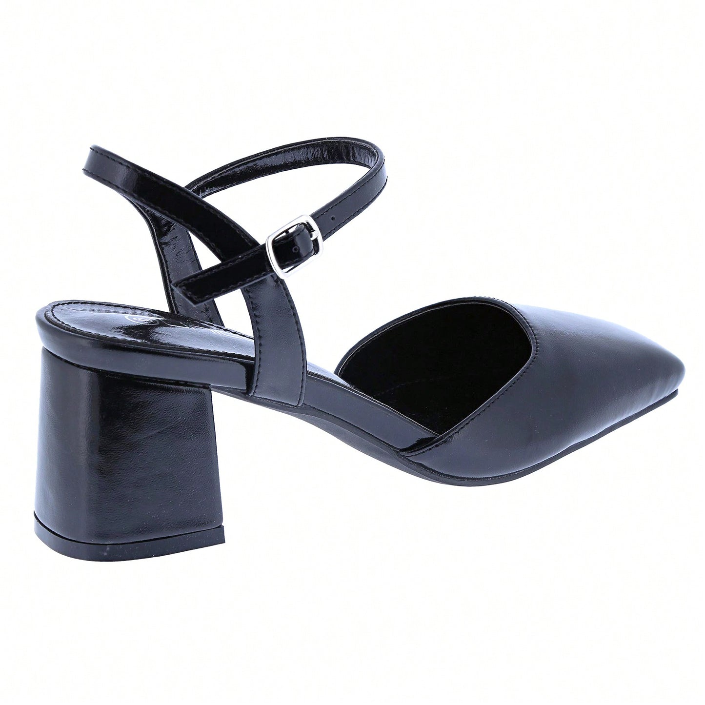 Women's Closed Square Toe Heels Mary Jane Chunky Low Ankle Strap Wedding Party Dress Pumps Shoes