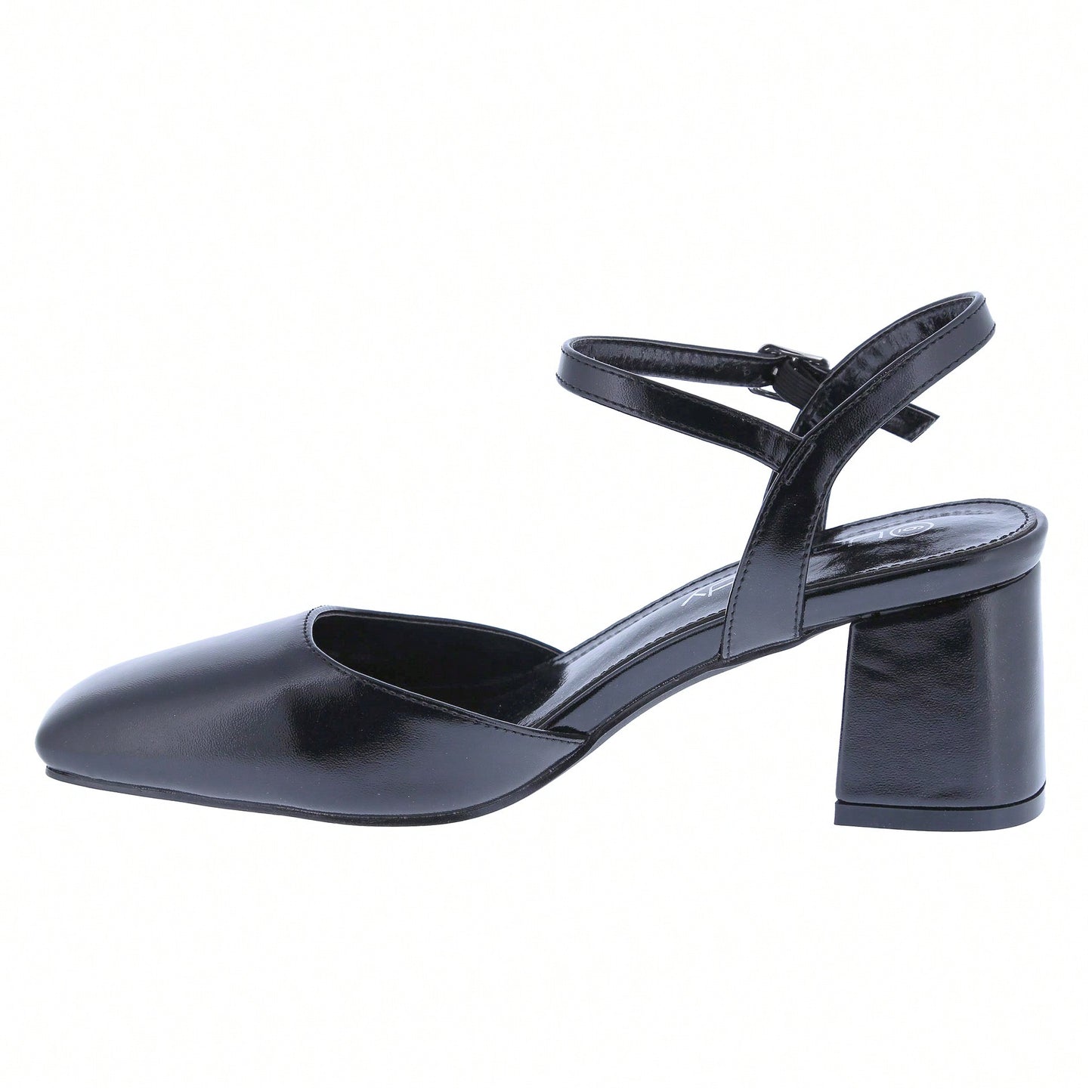 Women's Closed Square Toe Heels Mary Jane Chunky Low Ankle Strap Wedding Party Dress Pumps Shoes