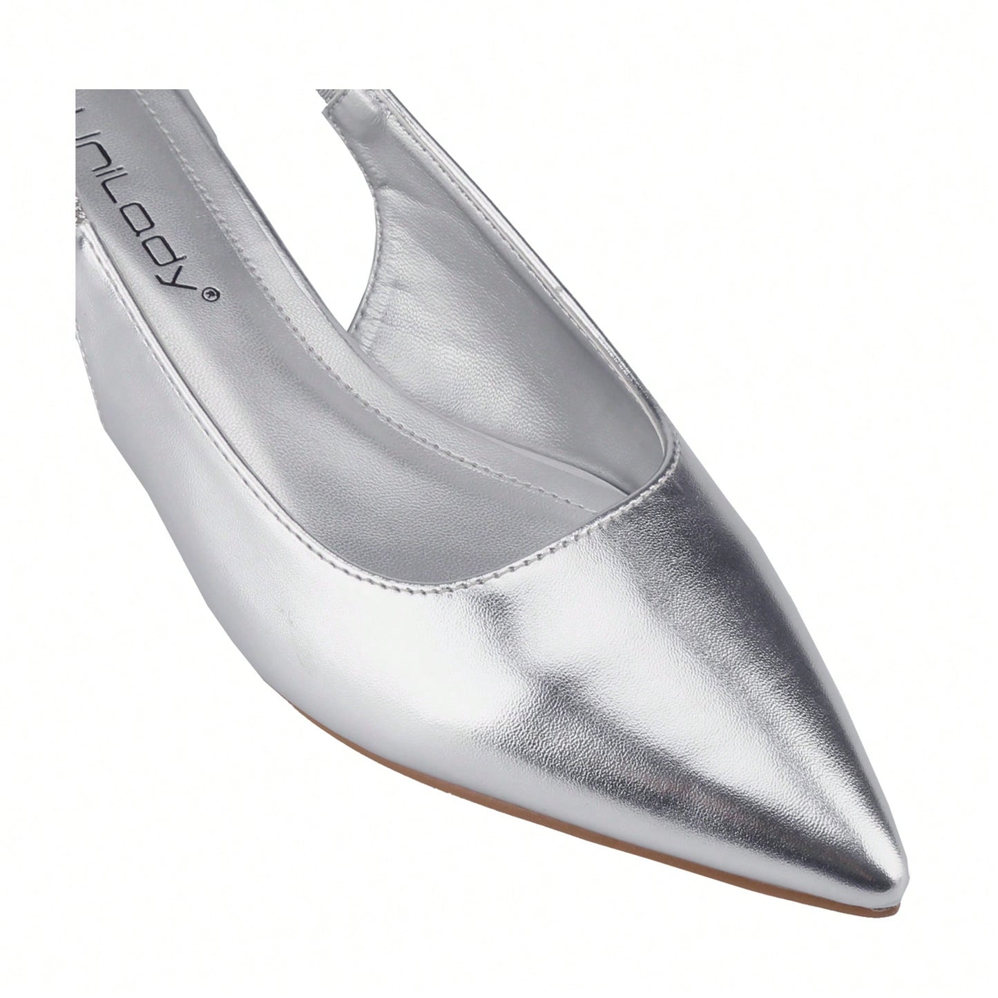 Women's Slingback Flats Double Strap Block Low Heel Sandals Two Toned Classic Dress Shoes
