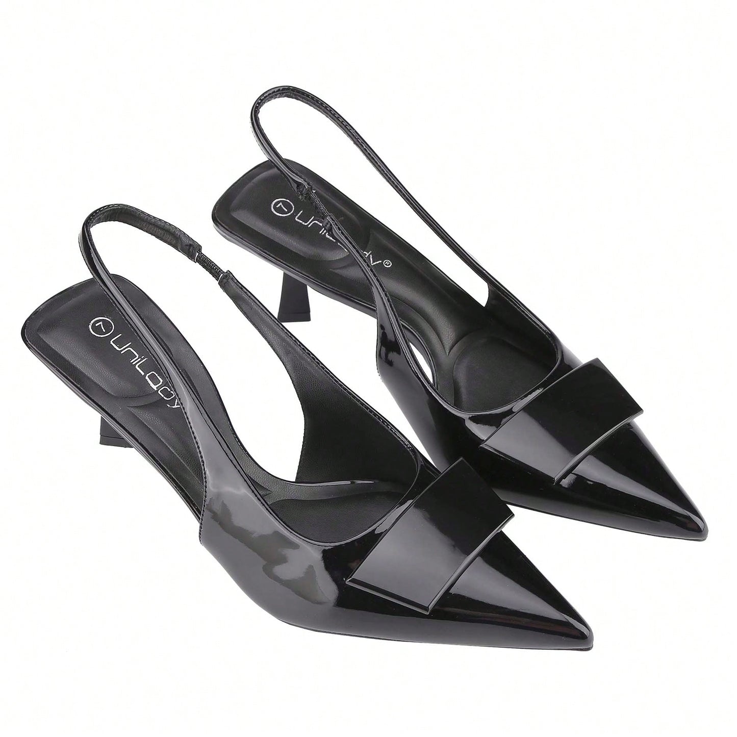 Womens Slingback Office Buckle Party Sexy Suede Point Toe Kitten Low Heel Pumps Dress Shoes 2 Inch