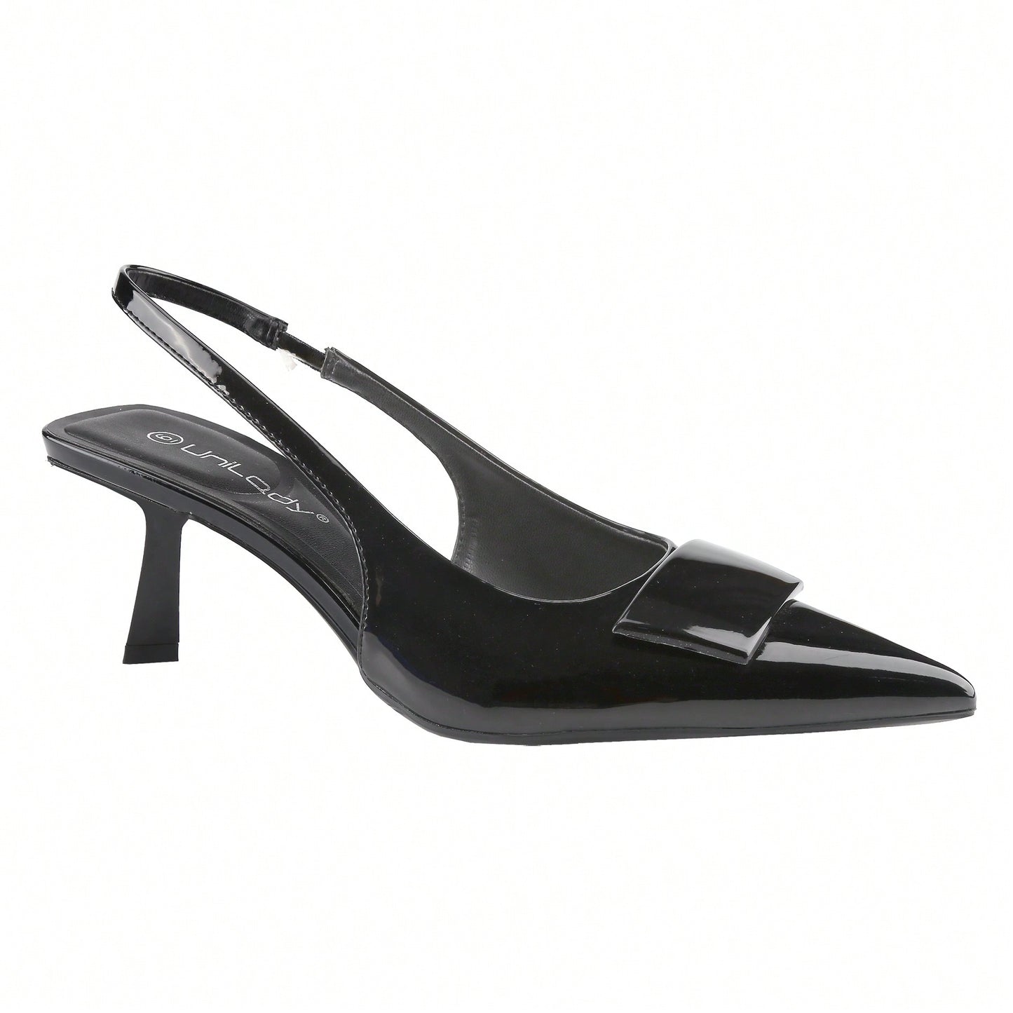 Womens Slingback Office Buckle Party Sexy Suede Point Toe Kitten Low Heel Pumps Dress Shoes 2 Inch