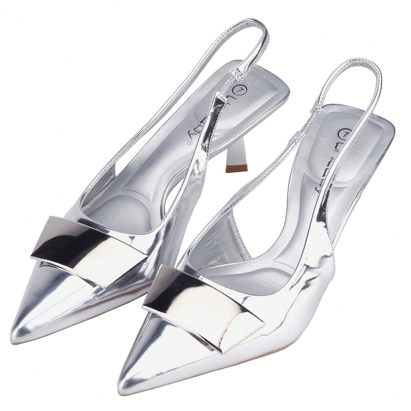 Womens Slingback Office Buckle Party Sexy Suede Point Toe Kitten Low Heel Pumps Dress Shoes 2 Inch