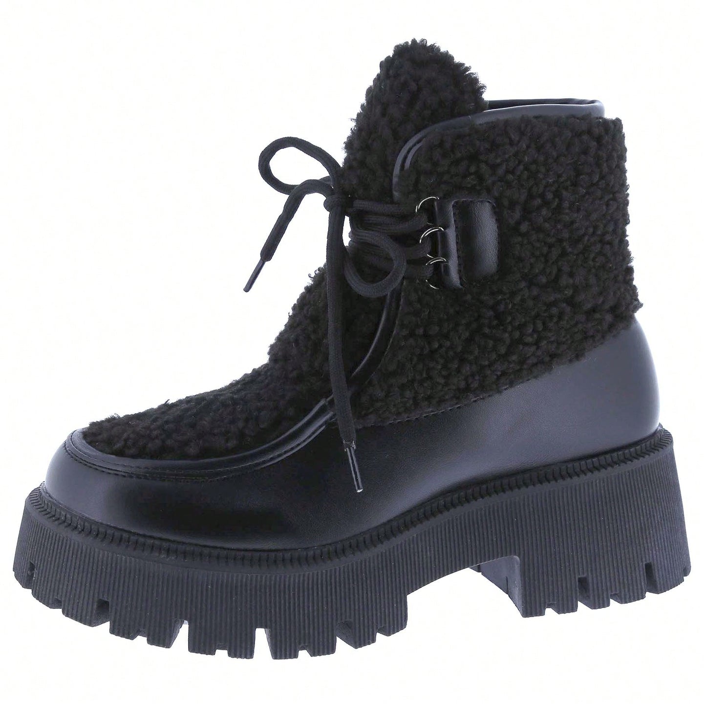 Women's Puffer Ankle Boots Comfortable Round Toe Square Heel Casual Shoes