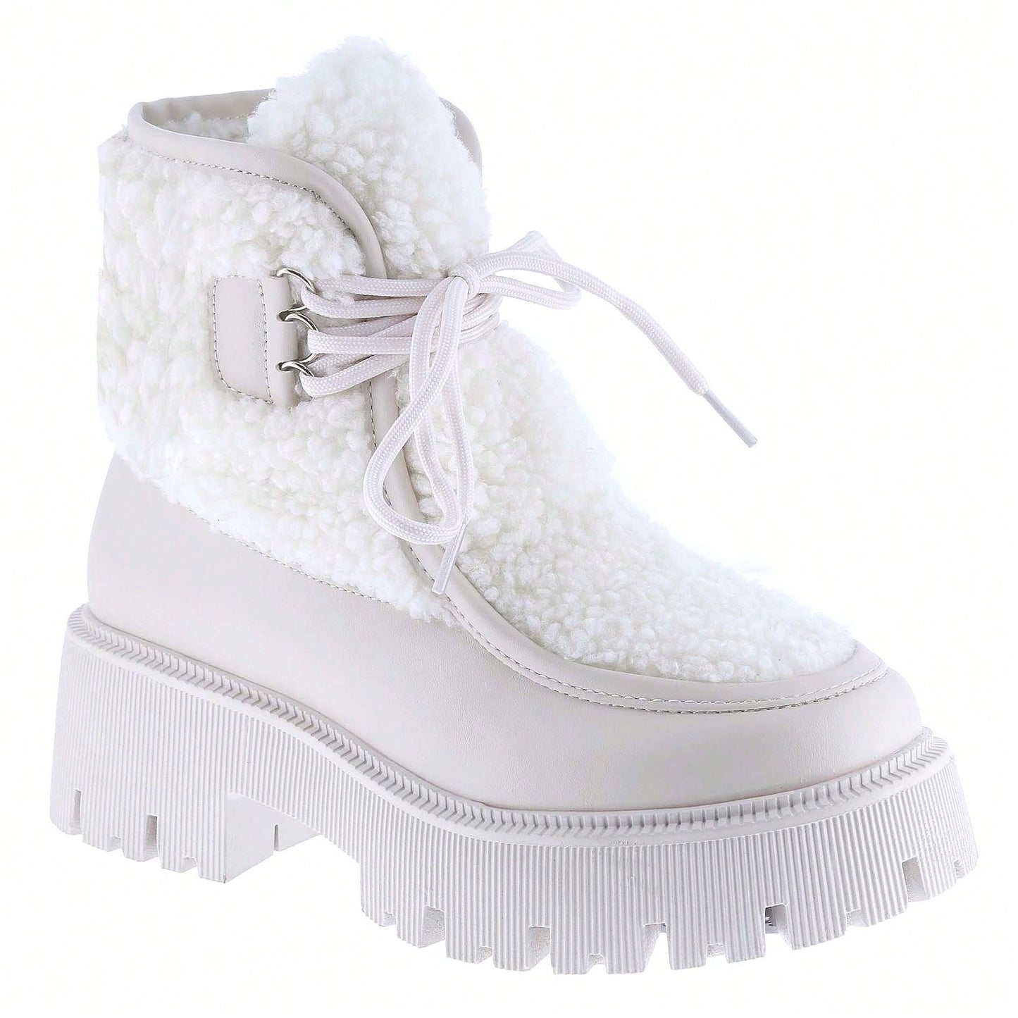 Women's Puffer Ankle Boots Comfortable Round Toe Square Heel Casual Shoes
