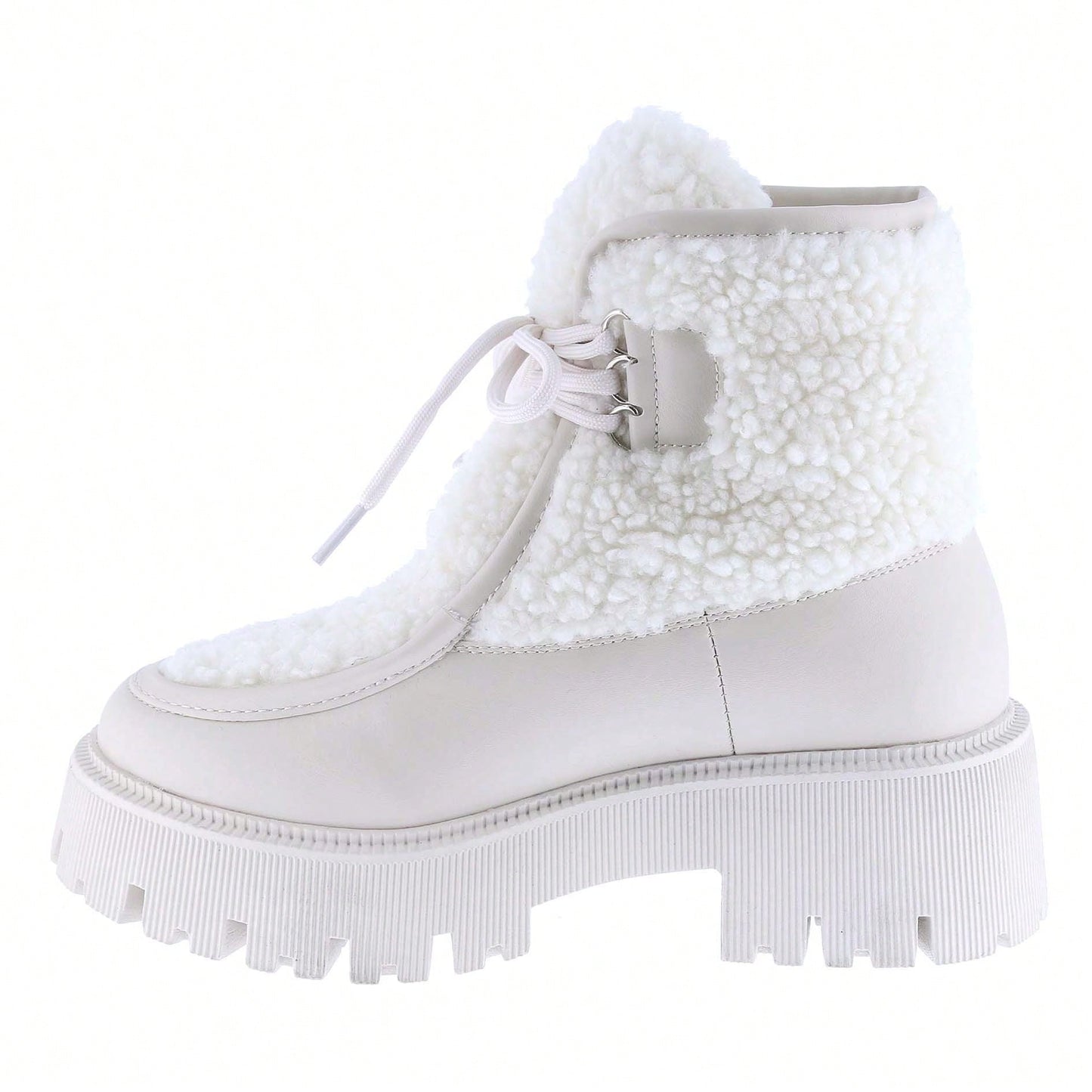 Women's Puffer Ankle Boots Comfortable Round Toe Square Heel Casual Shoes