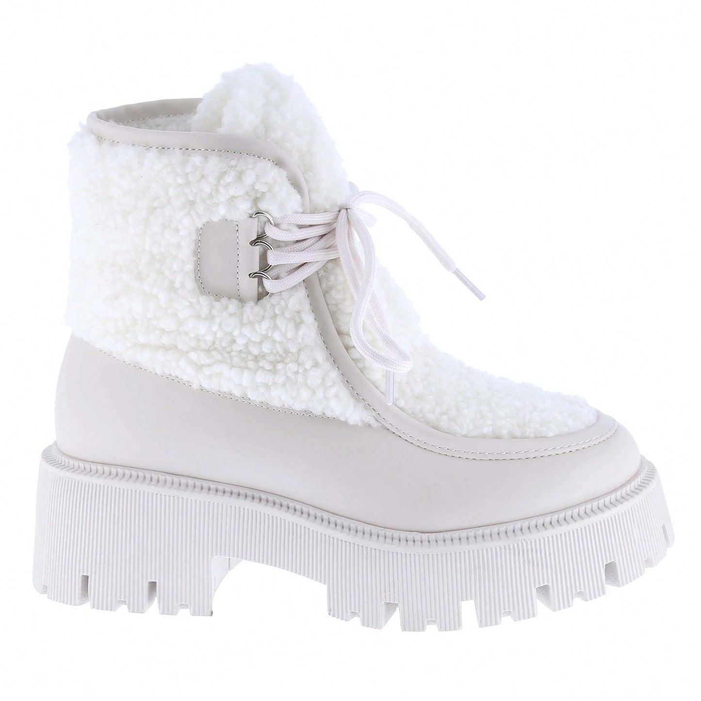 Women's Puffer Ankle Boots Comfortable Round Toe Square Heel Casual Shoes