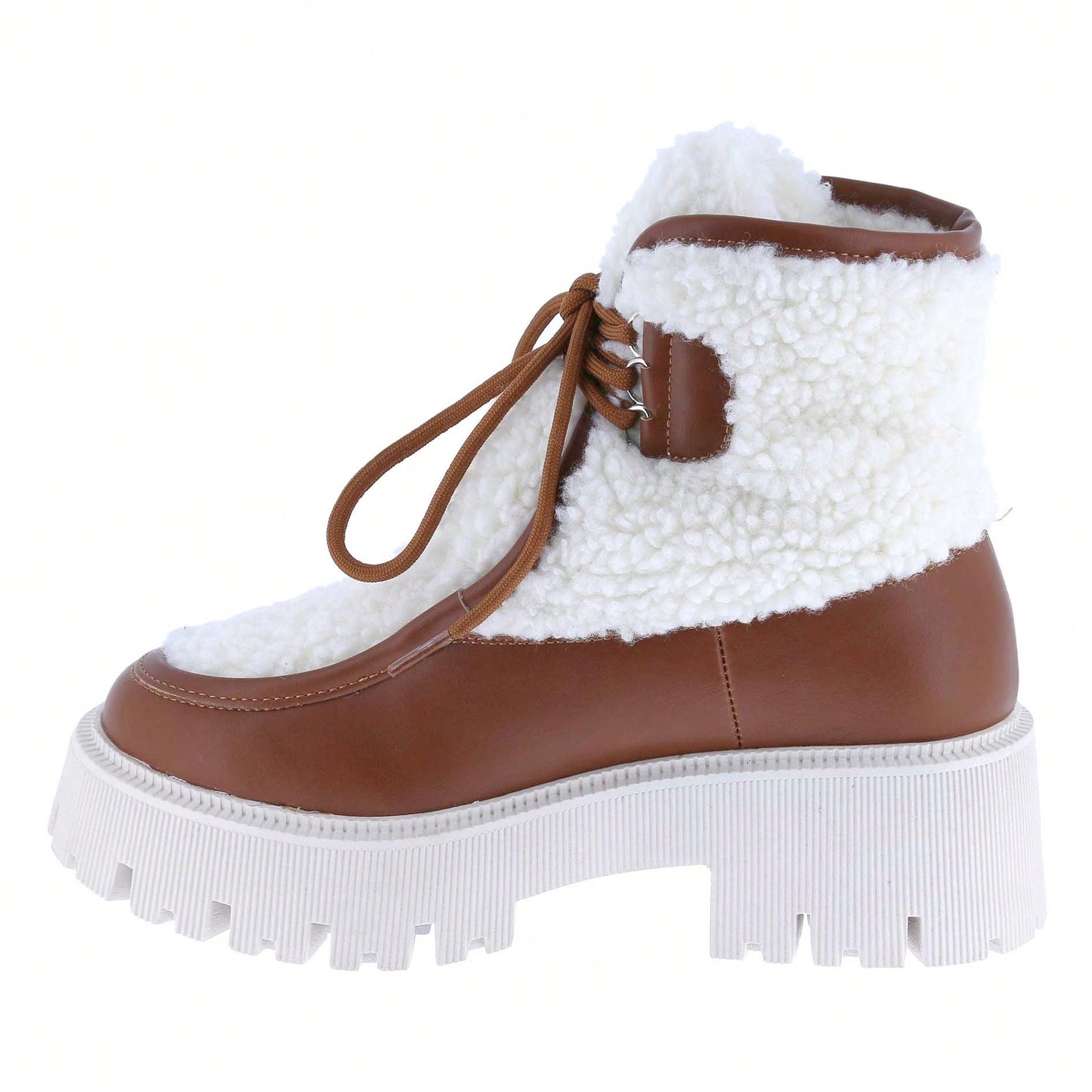 Women's Puffer Ankle Boots Comfortable Round Toe Square Heel Casual Shoes