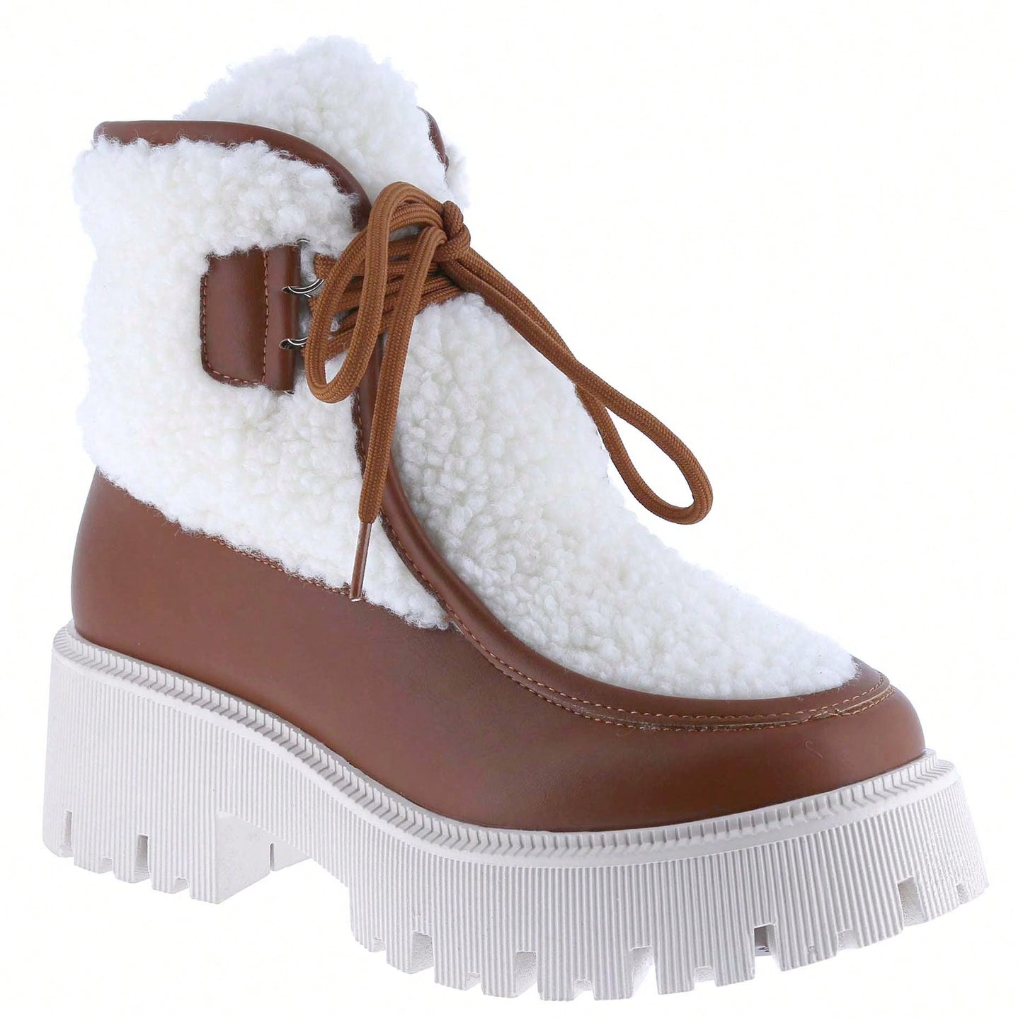 Women's Puffer Ankle Boots Comfortable Round Toe Square Heel Casual Shoes