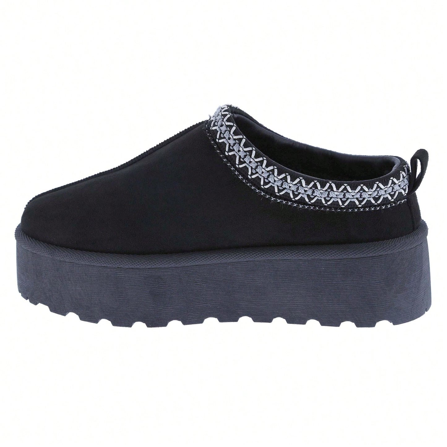 Women's Fur-Lined Slippers - Durable And Warm Outdoor Shoes With Non-Slip Comfort, Thickened Soles, And Platform Snow Boots For Winter