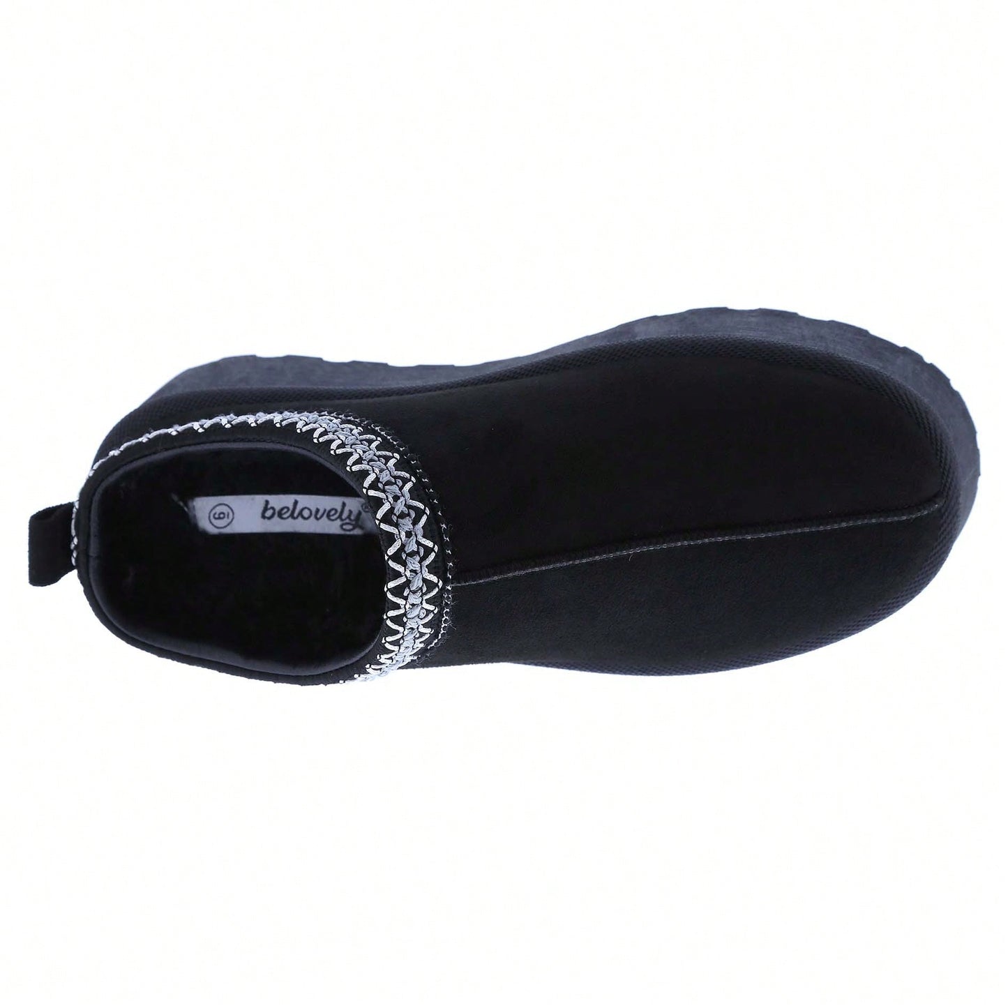Women's Fur-Lined Slippers - Durable And Warm Outdoor Shoes With Non-Slip Comfort, Thickened Soles, And Platform Snow Boots For Winter