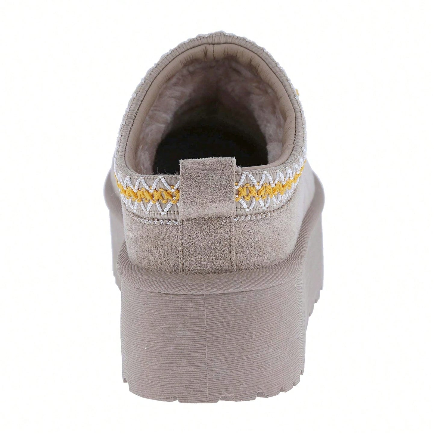 Women's Fur-Lined Slippers - Durable And Warm Outdoor Shoes With Non-Slip Comfort, Thickened Soles, And Platform Snow Boots For Winter