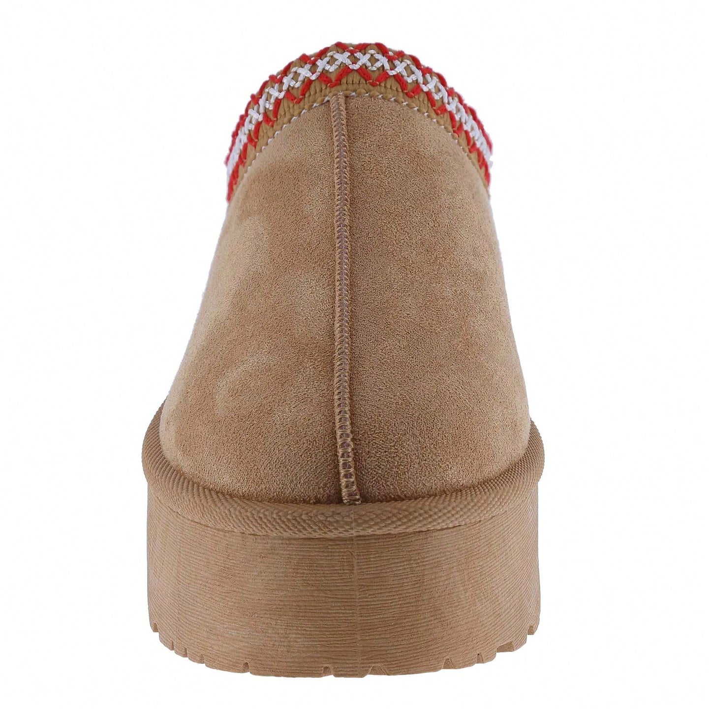 Women's Fur-Lined Slippers - Durable And Warm Outdoor Shoes With Non-Slip Comfort, Thickened Soles, And Platform Snow Boots For Winter