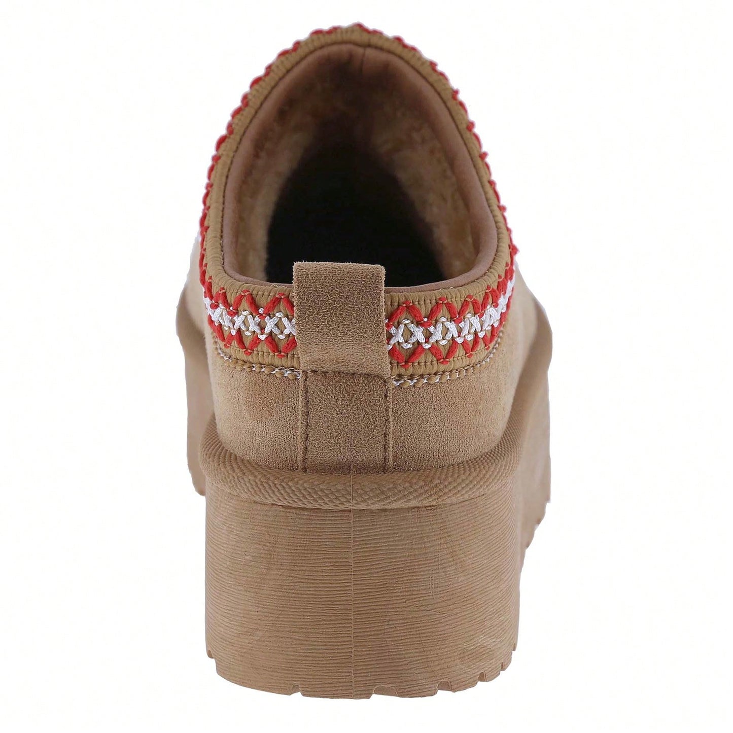 Women's Fur-Lined Slippers - Durable And Warm Outdoor Shoes With Non-Slip Comfort, Thickened Soles, And Platform Snow Boots For Winter