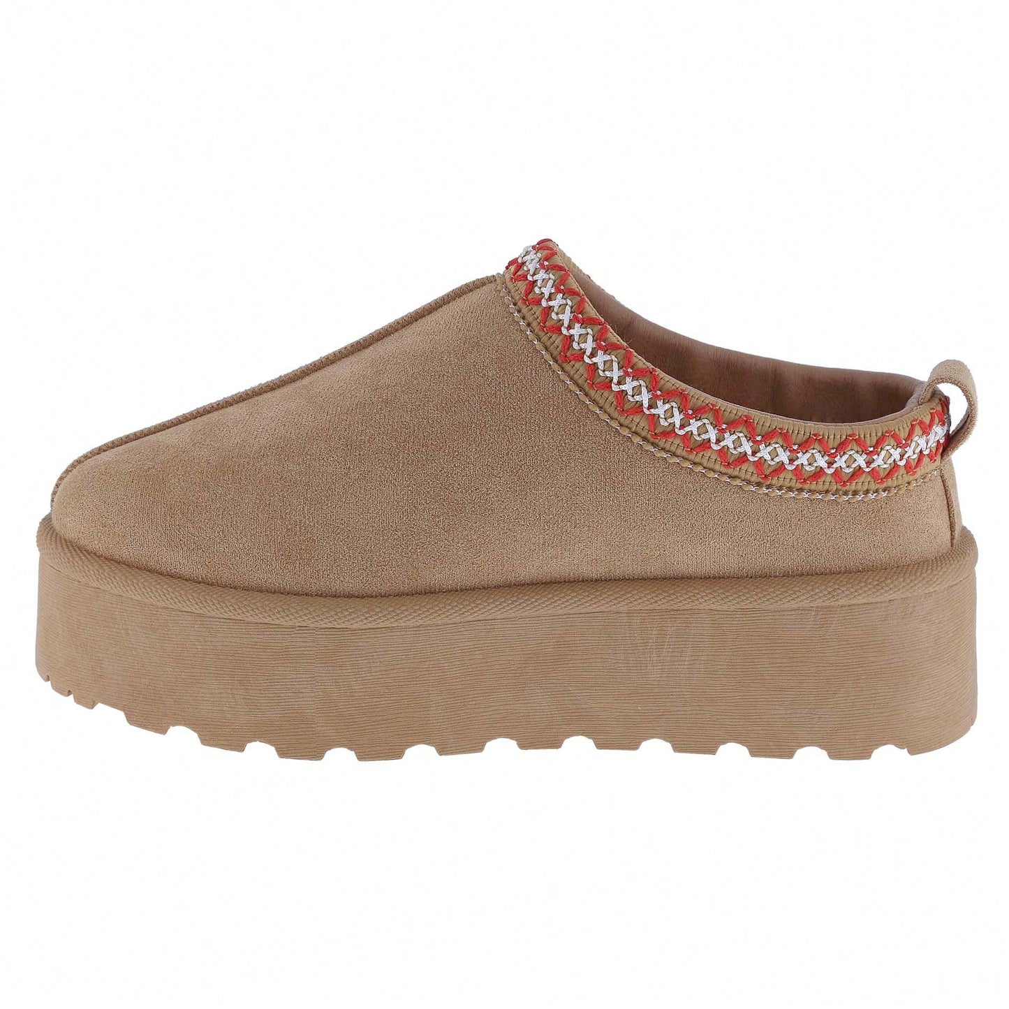 Women's Fur-Lined Slippers - Durable And Warm Outdoor Shoes With Non-Slip Comfort, Thickened Soles, And Platform Snow Boots For Winter