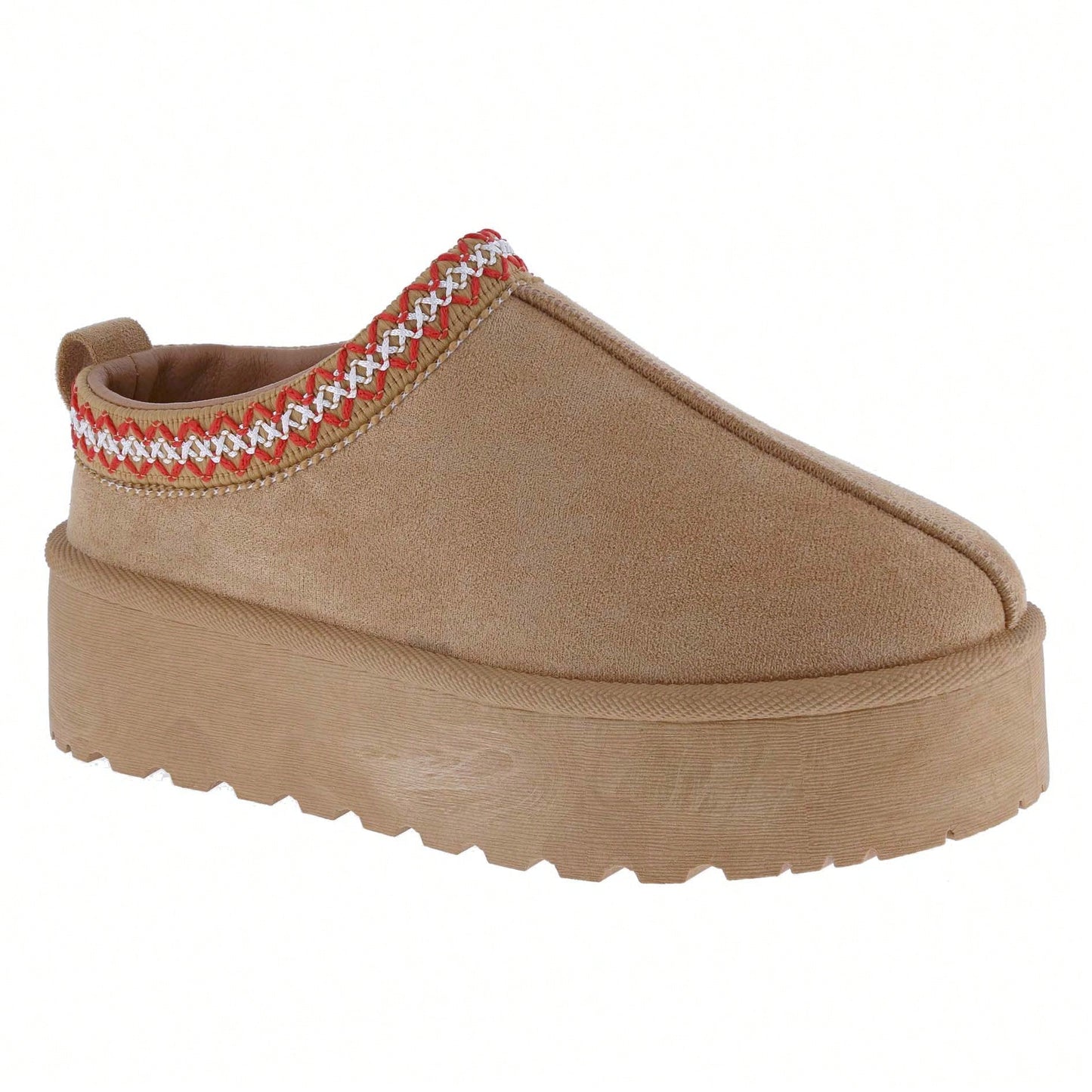 Women's Fur-Lined Slippers - Durable And Warm Outdoor Shoes With Non-Slip Comfort, Thickened Soles, And Platform Snow Boots For Winter