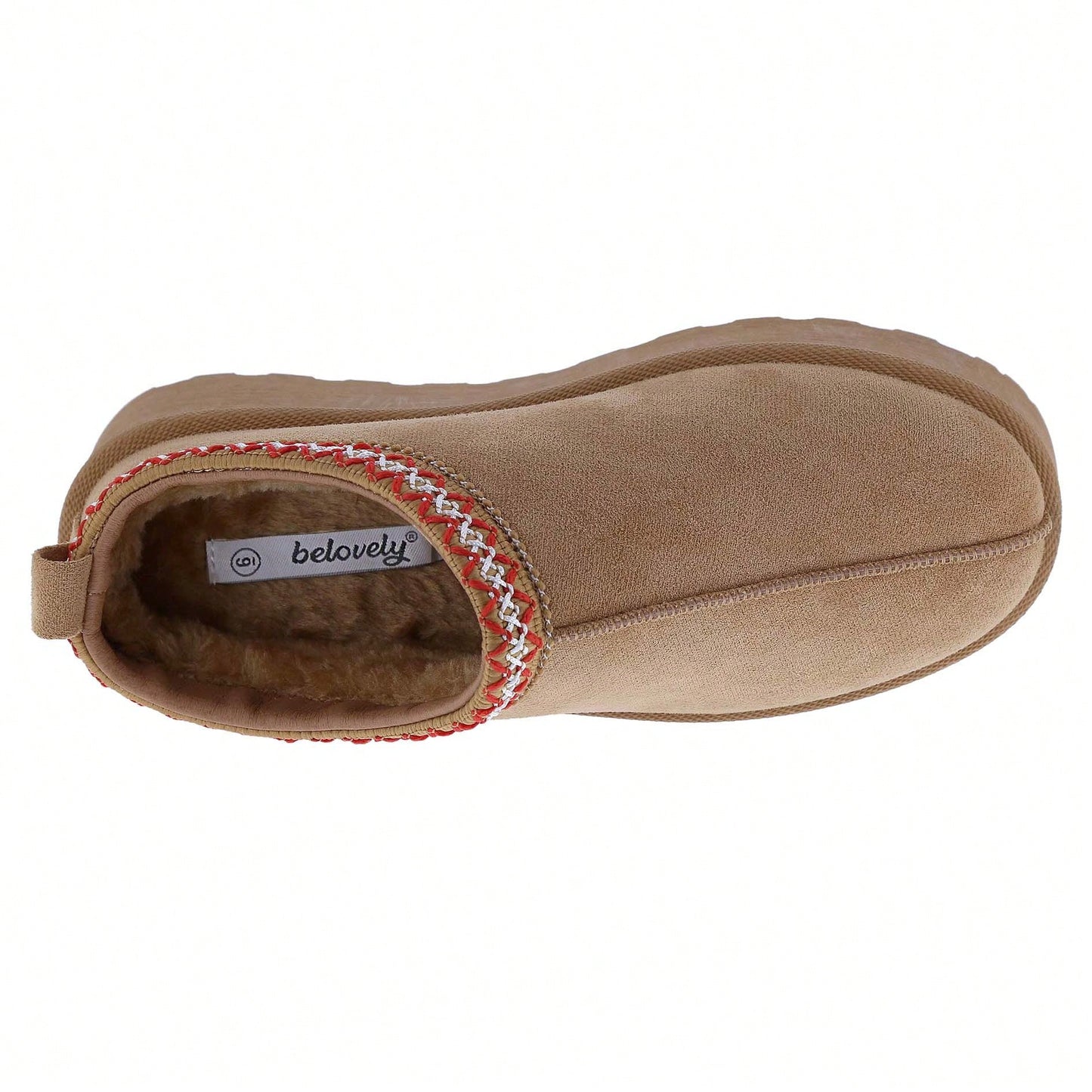 Women's Fur-Lined Slippers - Durable And Warm Outdoor Shoes With Non-Slip Comfort, Thickened Soles, And Platform Snow Boots For Winter