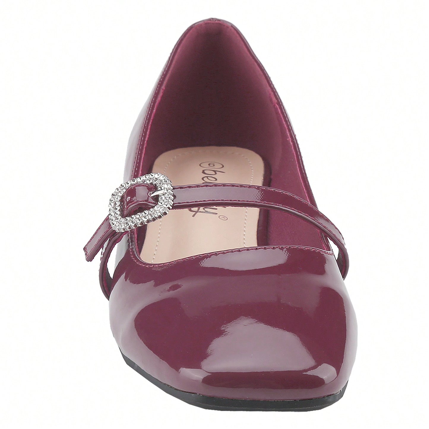 Women's Ankle Buckle Strap Pumps Block Mid Heels Soft Comfort Mary Jane Shoes