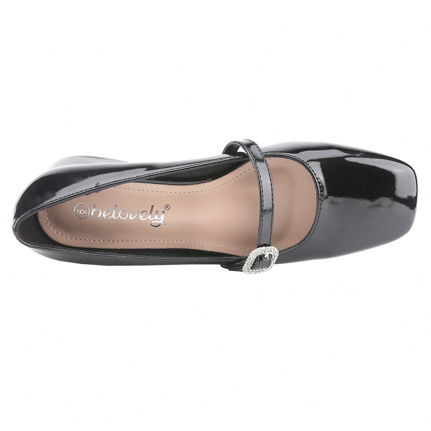 Women's Ankle Buckle Strap Pumps Block Mid Heels Soft Comfort Mary Jane Shoes