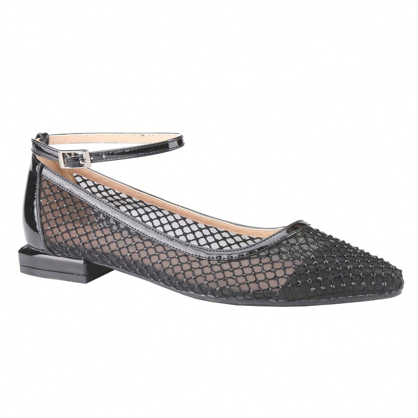 Women's Pointed Toe Ballet Flats Slip On Mesh Flats