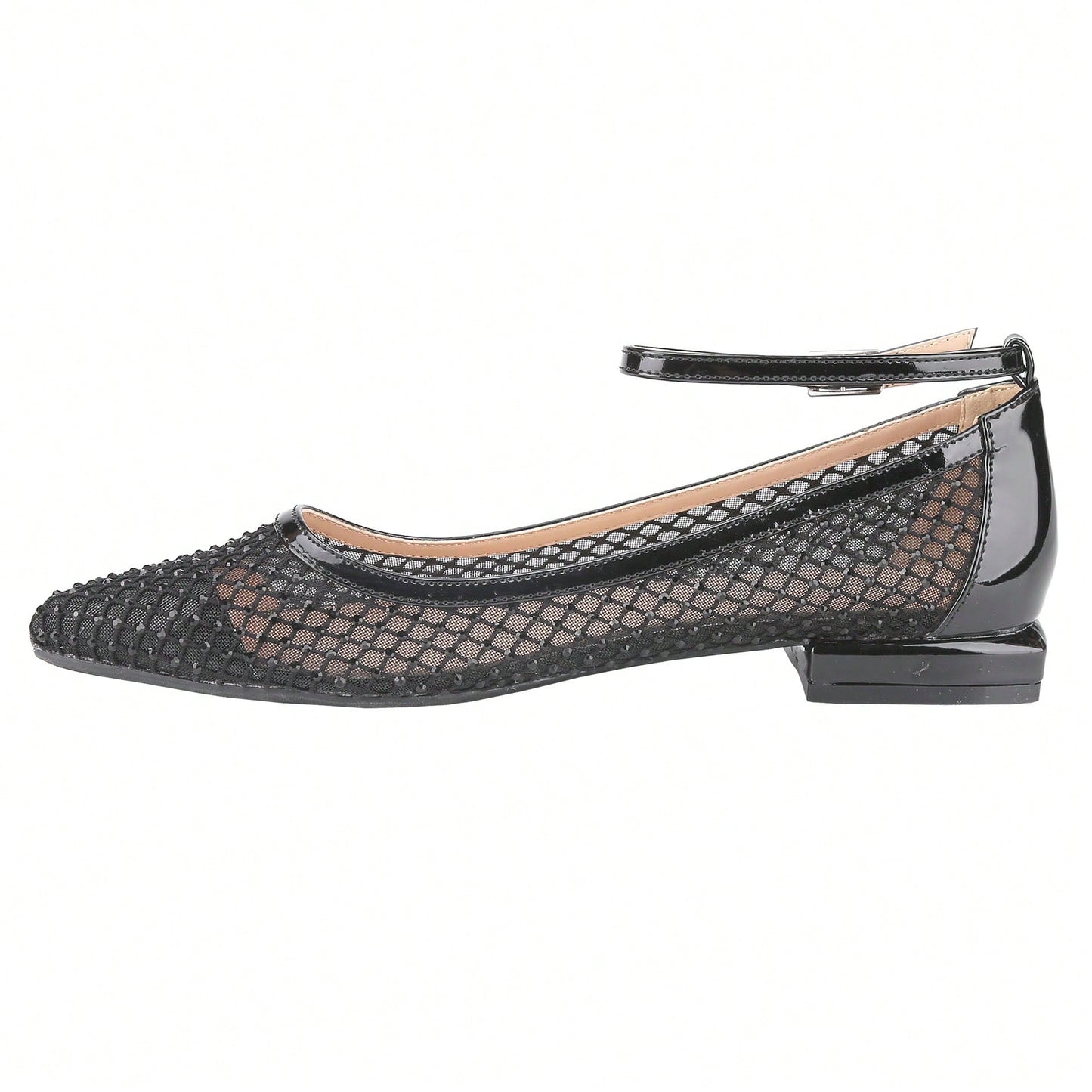 Women's Pointed Toe Ballet Flats Slip On Mesh Flats