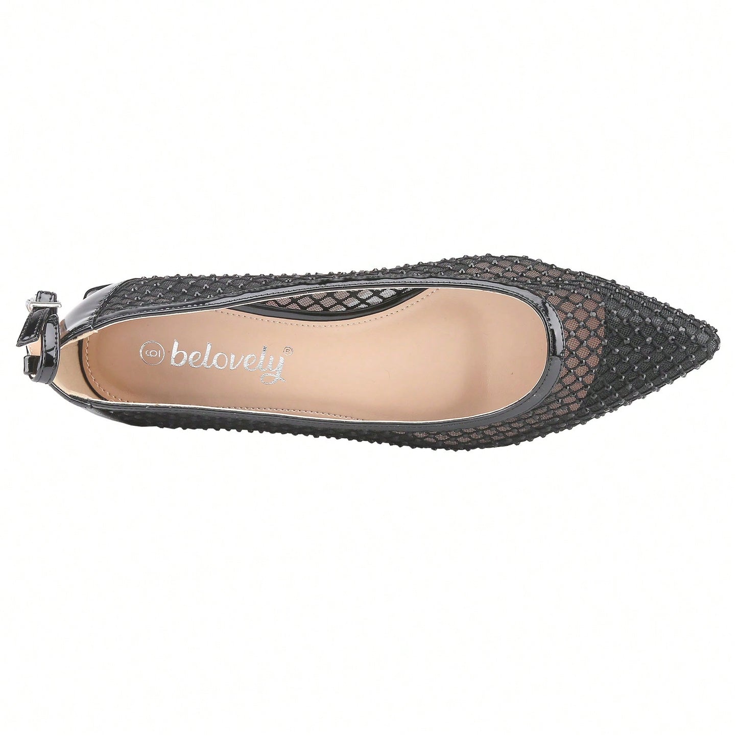 Women's Pointed Toe Ballet Flats Slip On Mesh Flats