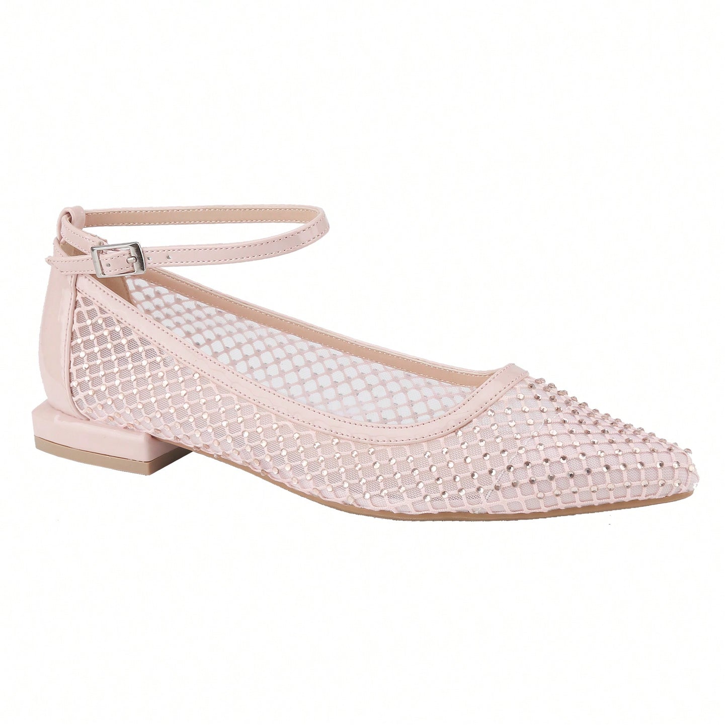 Women's Pointed Toe Ballet Flats Slip On Mesh Flats