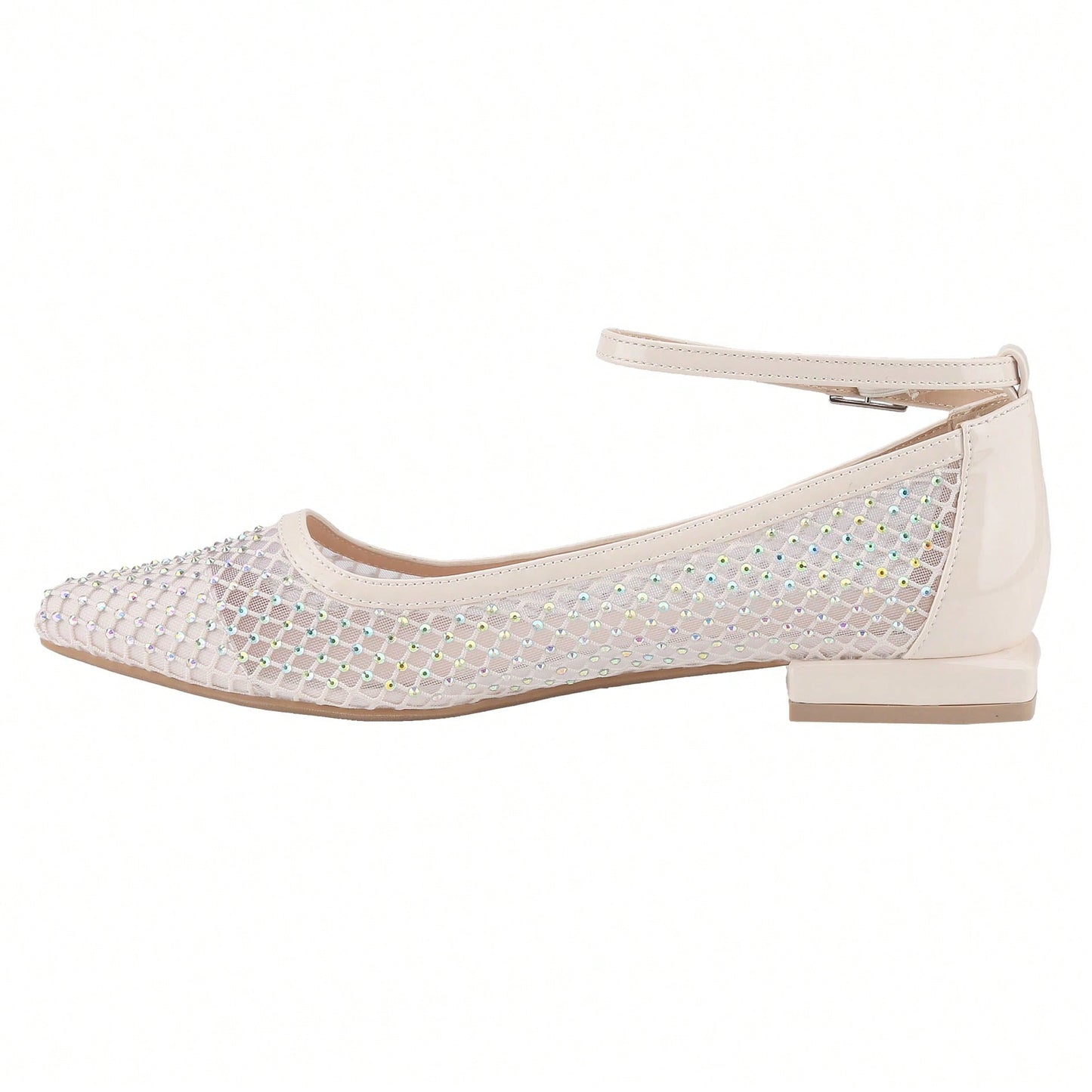 Women's Pointed Toe Ballet Flats Slip On Mesh Flats