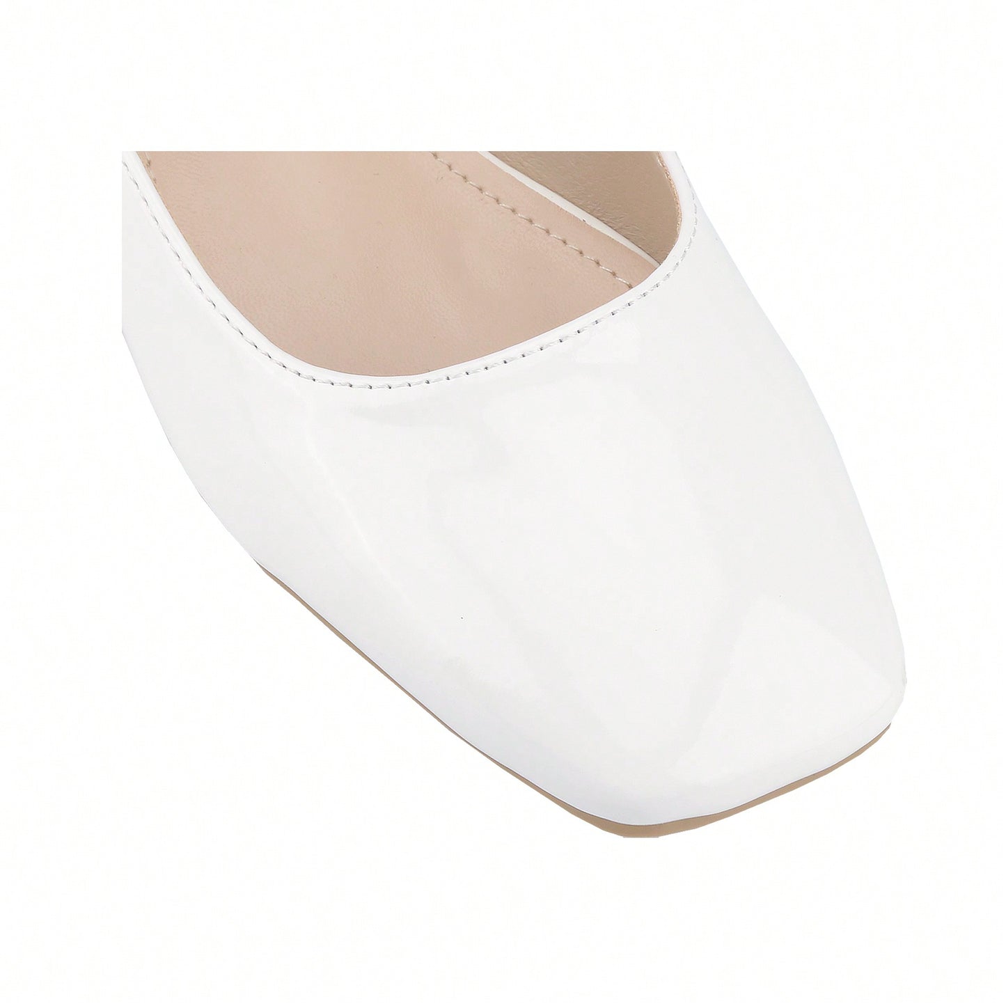 Square-Toe Low-Cut Comfortable Block Low Heel Mary Jane Shoes Single Strap