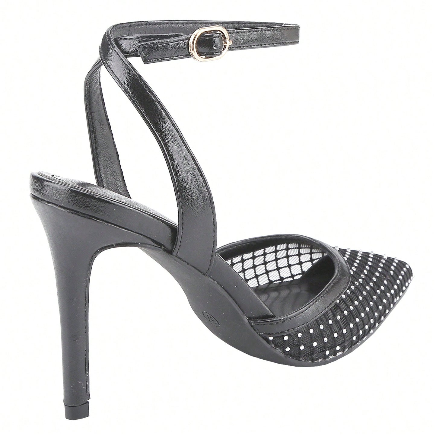 Women's Stilettos Heel Sandals Ankle Strap Slingback Buckle Strap Kitten Heel