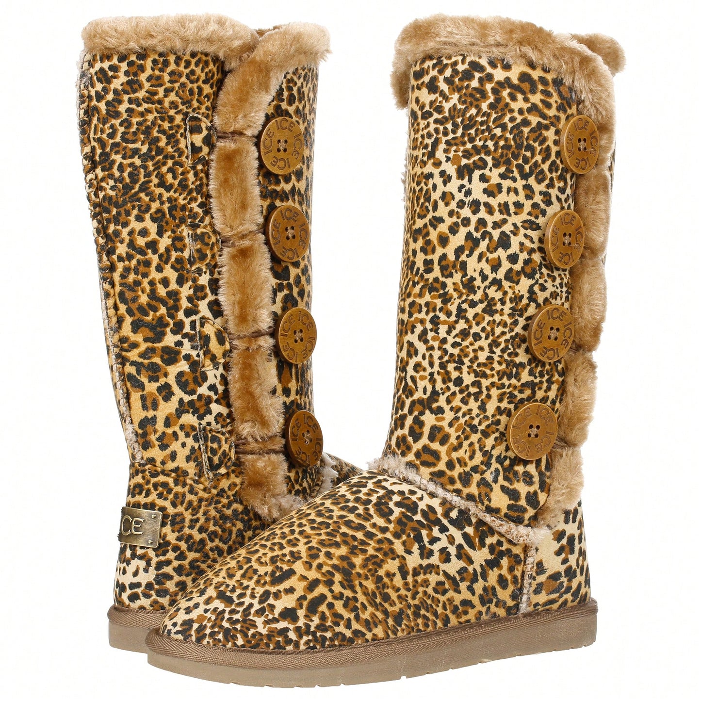 Women's Snow Boots Fleece Lined Solid Color Mid-Calf Flat Snow Boots Fur Lined Winter Boots